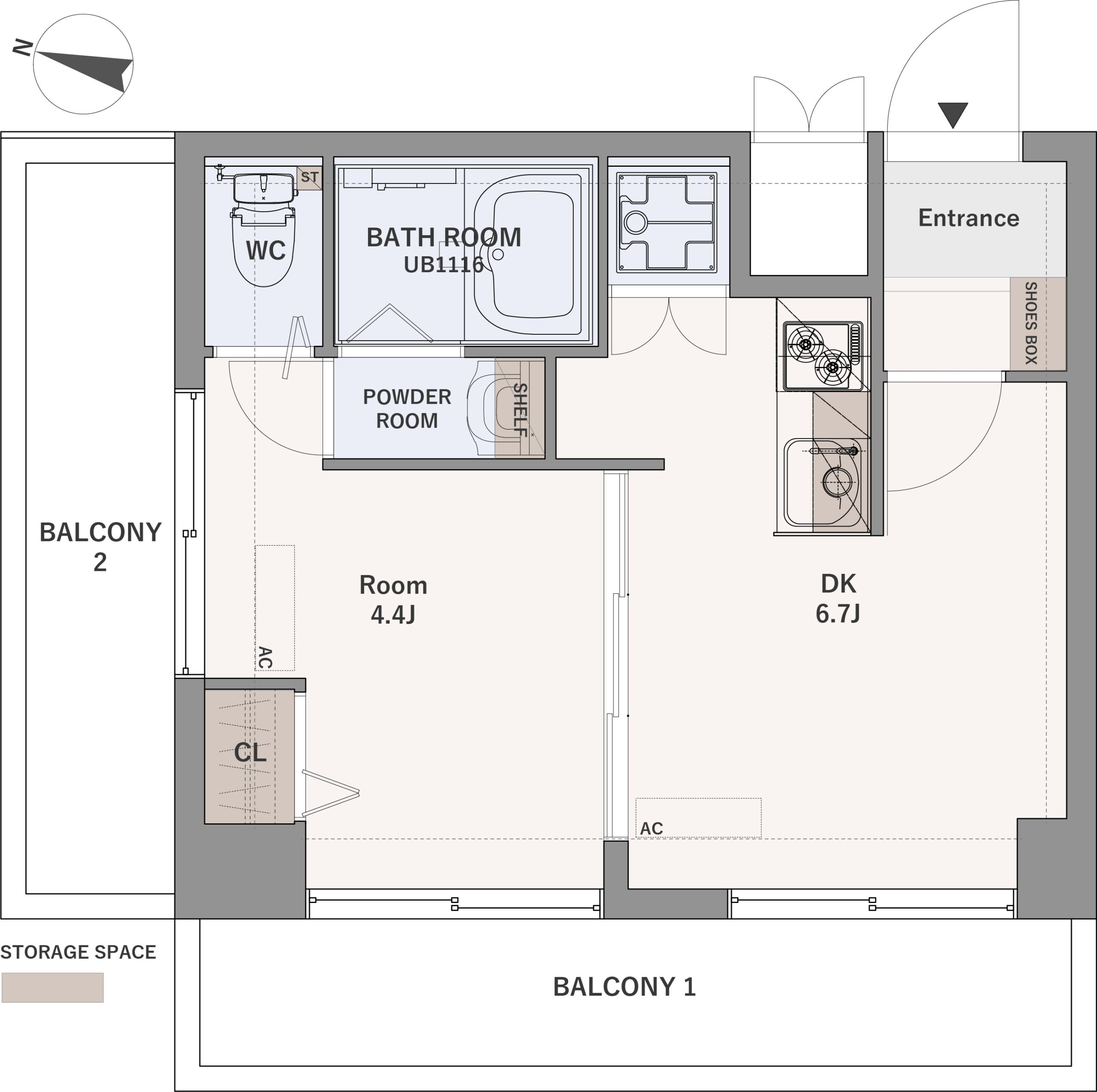 ラフィネ麻布十番　1101号室